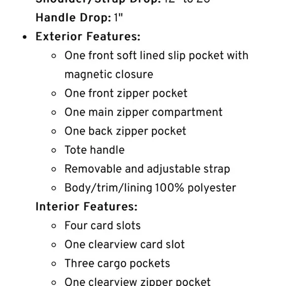 Lug Ranger 2 Crossbody in Wildflower Poppy NWT - Picture 7 of 7